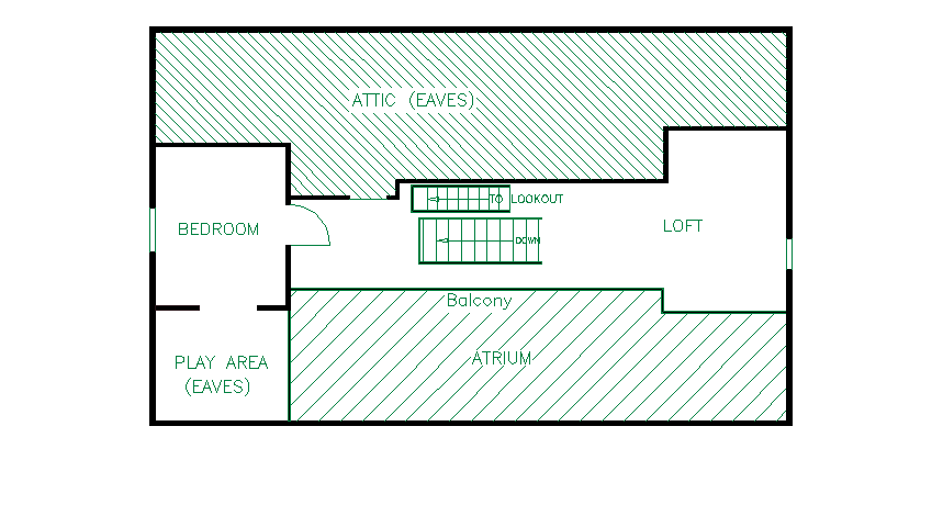 Loft Level Floor Plan