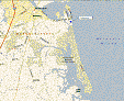 Map of Plum Island with Roads