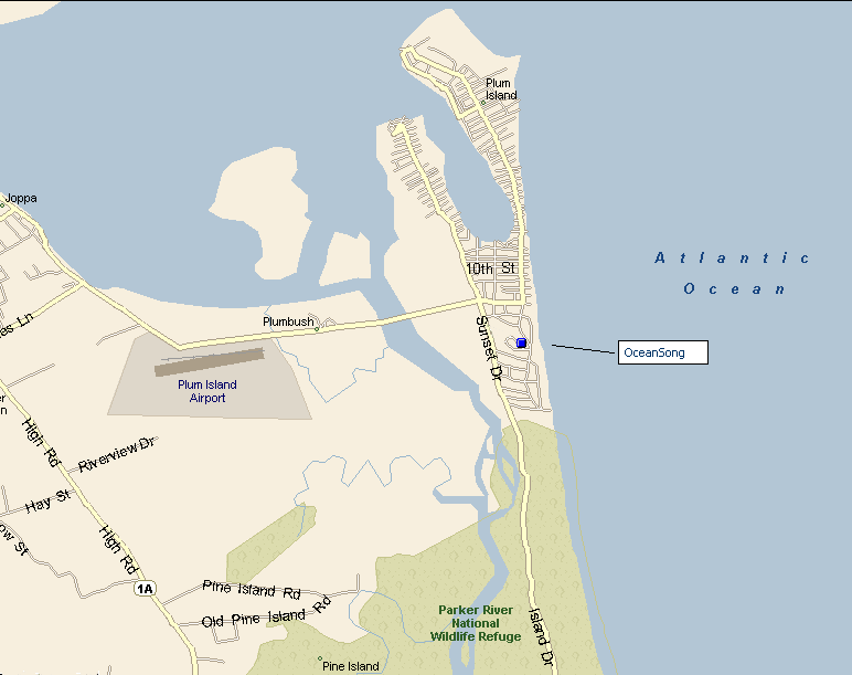 Maps and Aerial Views of Plum Island